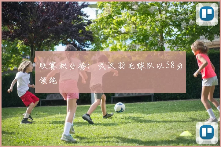 联赛积分榜：武汉羽毛球队以58分领跑